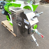 Machine de fabrication de granulés d'aliments pour animaux et volailles, automatique, commerciale, 1-2 T/H, fabrication chinoise, pour poulets de chair et pondeuses, à vendre