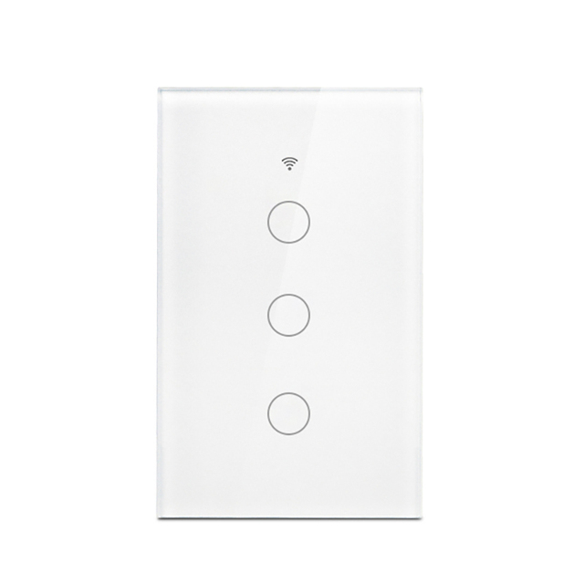 Tuya WiFi Touch Switch Light Wall Smart Switch for US Smart Home Life Alexa Google Home 433RF WiFi Remote 1/2/3 Gang