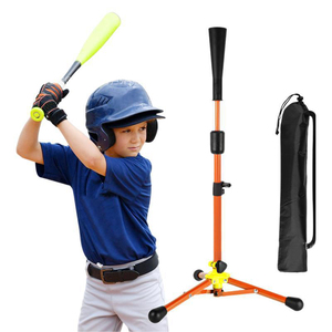 Support de frappe réglable pour enfants, tee de baseball portable pour entraînement intérieur et extérieur - Product Image 1