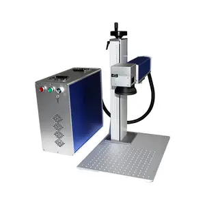 Raycus High Quality 20w 30w 50w Fiber Laser Marking Machine For Metal Aluminum Steel With EZCAD Software Home Use