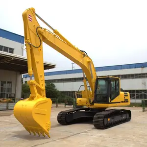 Excavadoras chinas Isuze Cummins motor alimentado consutrution ingeniería excavadora 21ton excavadoras de tamaño mediano