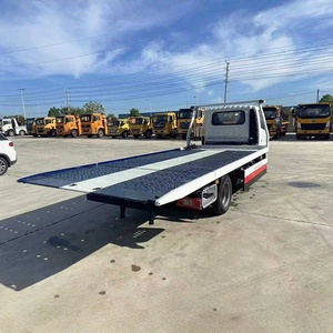 FOTON 4x2 Emergency Rescue Slide up Tow Truck 3 Tons <b>4</b> Tons Wrecker Clearance Flatbed Truck With Tilt Slide Rollback <b>Bed</b> - Product Image 4