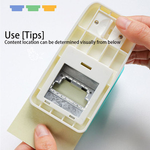 Perforadora de Etiquetas para Separadores de Páginas, Máquina Perforadora de Etiquetas de Índice, Hecho en Casa - Product Image 3