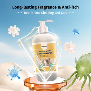 Shampooing et gel douche personnalisés pour chiens et chats, nettoyage en profondeur, anti-démangeaisons, désodorisant et parfum longue durée, fournitures de toilettage - Product Image 4