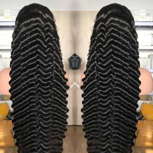 Perruques en cheveux humains vierges cambodgiens bruts, dentelle HD, double trame, densité 250, dentelle HD 13x6, perruque frontale en dentelle HD pré-épilée - Product Image 2
