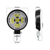 Kaufen Sie Auto-Beleuchtungssystem LED-Arbeitsscheinwerfer 3 Zoll 46W Quadratisch Rund Weiß Bernsteinfarben mit DRL Stroboskop Offroad LED-Arbeitslampe
