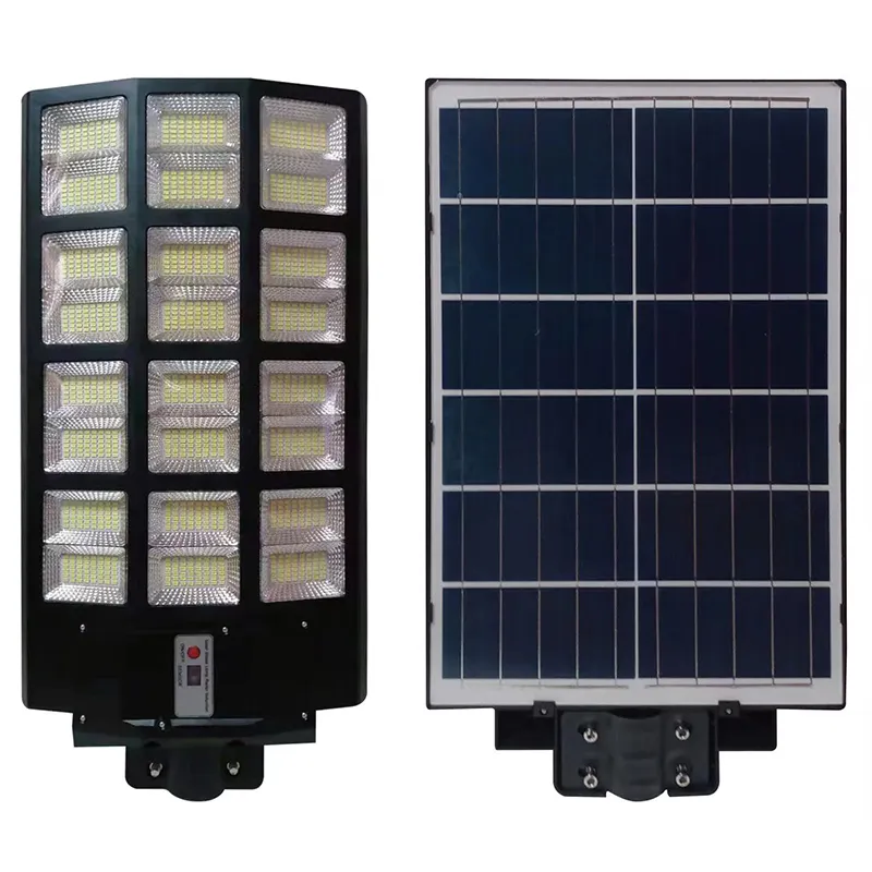 Iluminação de rua com painel solar, à prova d' água ip65, 400w, 500w e 600w, integrado, para áreas externas
