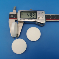 Biscuit de plaque de disque en céramique d'alumine réfractaire beige Al2O3 isolant