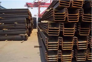 थोक मूल्य यू और जेड प्रकार के लार्सेन स्टील शीट ढेर 10248 उच्च गुणवत्ता वाले नागरिक निर्माण 6 मीटर 9 मीटर 12 मीटर - Product Image 6