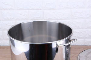 वाणिज्यिक सूप पॉट बड़े क्षमता 50cm बड़ा सूप बाल्टी के साथ स्टील के ढक्कन के साथ स्टेनलेस स्टील खाना पकाने के बर्तन - Product Image 5