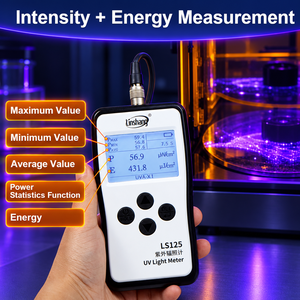 Medidor de Luz UV y Azul Multi-Sonda LS125 para Pruebas de Irradiancia UVA, UVB, UVC y LED de 210 a 490nm - Product Image 2