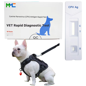 Kit de Prueba Rápida de Detección de Antígenos del Parvovirus Canino (CPV) por Flujo Lateral en Heces de Perro, Ensayo Confiable para el Control de la Salud Canina, Certificado CE - Product Image 1