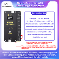 Activateur I2c SK-BOX Dot Matrix sans démontage MC12 pour iPhone X - 14 Pro Max, outils de réparation de câble Dot Matrix et Flex Face ID