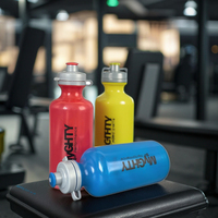 Bouteille de sport en plastique personnalisée sans BPA, à pression, pour Powerade, camping, vente chaude
