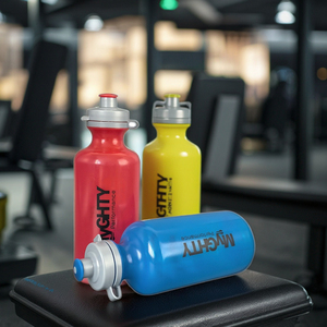 Botella Deportiva de Plástico Personalizada, Libre de BPA, con Sistema de Presión para Flujo de Agua, Ideal para <span class=keywords><strong>Powerade</strong></span> y Camping - Product Image 4