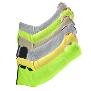 Gants de sécurité en aramide résistants aux coupures avec trou pour le <span class=keywords><strong>pouce</strong></span> Manchons de protection pour jardinage Soudage <span class=keywords><strong>Cuisine</strong></span> <span class=keywords><strong>Protège</strong></span>-bras Mordre - Product Image 3