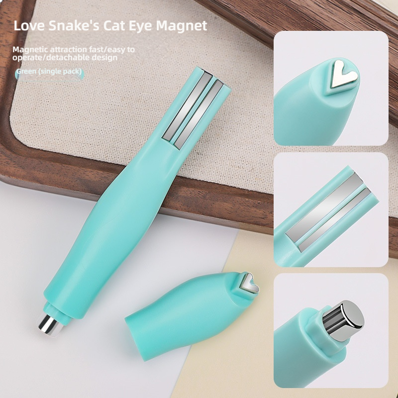 Love snake magnet-green