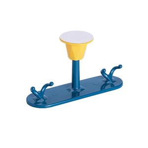 Wall Mounted Adhesive <b>Hooks</b> With Strong Stickiness For Bathroom <b>Kitchen</b> Door Use Gray Black White Yellow Blue Color Options - Product Image 2