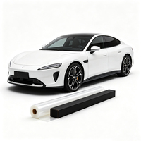 Film de protection de peinture transparente PPF multifonctionnel, extensible, brillant, résistant aux rayures, pour la protection de la carrosserie
