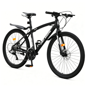 Bicicletta da montagna in acciaio ad alto tenore di carbonio da 24/26 pollici, 21/27 velocità, leggera, con freni a disco, per studenti e adulti, di alta qualità, all'ingrosso. - Product Image 1