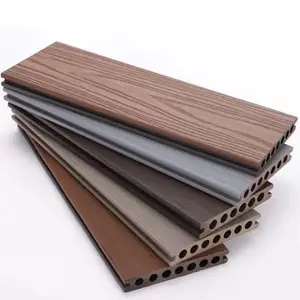 AOLONG 3d Embossed Woodgrain Outdoor Waterproof Wpc Flooring Wpc Decking Composite Decking