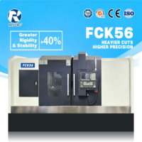 Torno CNC Horizontal Automático FCK56-1000 / Centro de Torneado de Cama Inclinada de Alta Resistencia de 1000 mm con Sistema FANUC/GSK