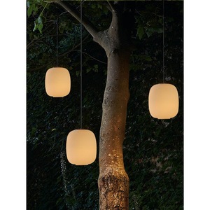 Luminaire suspendu d'extérieur en aluminium, lustre suspendu G-1923, décoration pour patio, salle à manger, piscine, fête - Product Image 4