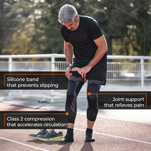 Genouillère de compression sportive personnalisable pour la course, le basketball et la récupération musculaire (couvre-toute la jambe) - Product Image 4