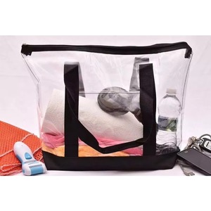 Bolsa de compras reutilizable transparente con cierre de seguridad, de fábrica BSCI, a la moda. - Product Image 5