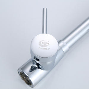 Grifo para fregadero Morning Dew 6216, acabado cromado, fácil instalación, entrada y salida de 4 puntos, funcionamiento manual - Product Image 4