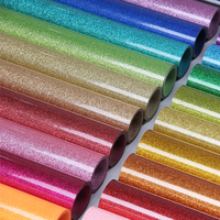 Vinilo de transferencia de calor con purpurina Yesion Glitter HTV Plotter vinilo de corte mejor para manualidades DIY e impresión de camisetas