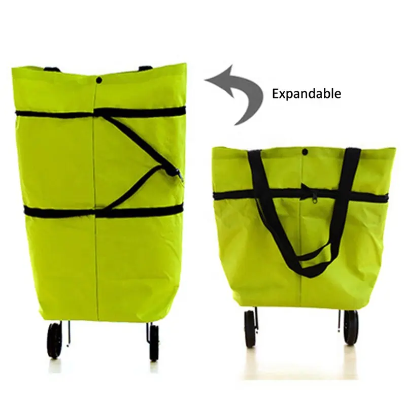 Легкие складные сумки для супермаркета, тележки, тележки, многоразовые складные тележки для продуктов с колесами