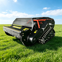 Tracteur miniature tout-terrain à moteur diesel de la marque JiaFu, tondeuse à gazon automatique à commande à distance intelligente, 20HP, coupe de 100 cm