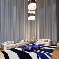 Nouveau canapé italien en tissu pour salon mobilier de maison de luxe design