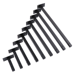 Braket sudut besi tahan karat untuk braket rak logam gantung kabinet kotak kayu - Product Image 3