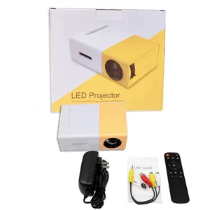 Mini projektör CY200 YG300 taşınabilir 320*240P Mini Proyector açık çocuklar ev sineması projektörü cep telefonu 4k video projektörler