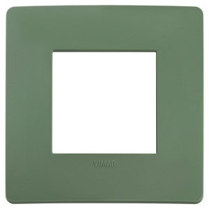Copri Interruttore a Muro Vimar Plana Up 2M Verde Salvia Opaco 9.7x12.5cm - Product Image 1