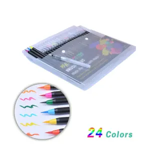 Canetas coloré — ensemble de stylos marqueurs 24 + 1 couleurs, pour enfants et adultes, dessins, populaire, offre spéciale,