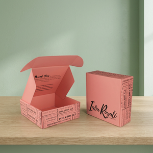 Boîtes cadeaux personnalisées en papier fantaisie ondulé pour produits cosmétiques, imprimées en offset, laminées, gaufrées - Product Image 5