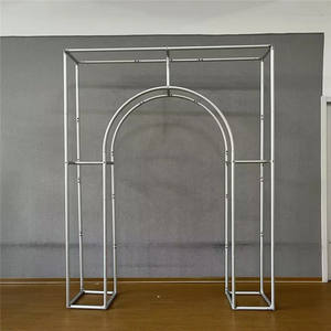 <span class=keywords><strong>Arco</strong></span> 3D per Matrimoni in Lega di Alluminio con Schermo in Tessuto, Supporto per Sfondo, <span class=keywords><strong>Arco</strong></span> per Fiori e Palloncini per Eventi e Cerimonie - Product Image 2