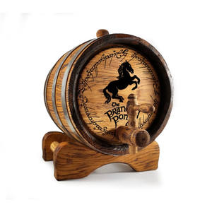 우드 애호가를 위한 선물, 미니 드링크 주류 맥주 와인 위스키 버번 저장 배럴 아메리칸 오크 나무 배럴 - Product Image 4