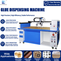 Machine de distribution de colle UV semi-automatique CNC 3 axes