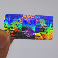 Autocollants holographiques 2D/3D personnalisés, étiquettes holographiques or/argent, autocollants d'étiquettes sécurisées holographiques