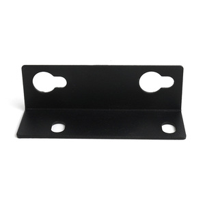 Black L-Shaped Steel <b>Bracket</b> <b>For</b> Furniture Connectors Cabinet Hardware Support Durable Right Angle <b>Corner</b> <b>Brackets</b> - Product Image 1
