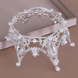 Baroque cristal diadèmes et couronnes strass bal diadème bandeau couronne mariée mariage cheveux accessoires bijoux couronne diadème cadeau - Product Image 4