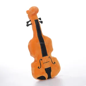 Usine personnalisée prix de gros oreiller en peluche oreiller violon en peluche coussins créatifs en peluche poupée oreiller