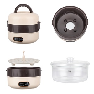 Scaldavivande Elettrico Multifunzione <span class=keywords><strong>in</strong></span> Acciaio Inossidabile da 1L con Funzioni di Cottura a Vapore e Bollitura Uova, Ecologico per Casa e Auto - Product Image 2