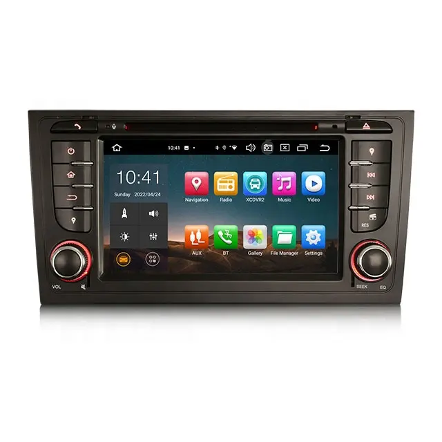 Touch IPS screen Android 12 Autoradio GPS CarPlay Car DVD player For Audi A6 S6 RS6 Audi Allroad Stereo ES8506A