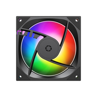 Échantillon 0.1 Nouveau Design PC Fan 12v Argb Gaming Computer Case Cooler 120mm Plastic Rgb CPU Fan avec Mirror for Computer Case