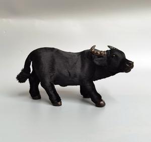 Modelo de búfalo simulado, decoraciones para ventanas de escritorio, vaca negra, modelo de Animal, manualidades, <span class=keywords><strong>ganado</strong></span> - Product Image 5